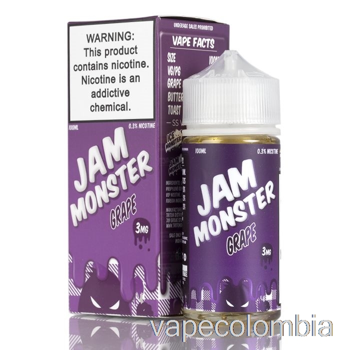 Vape Kit Completo Uva - Mermelada Monster Liquids - 100ml 6mg